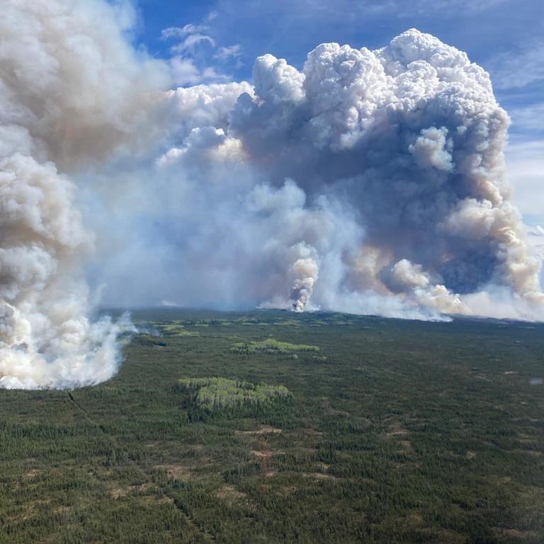 Forecast turns favourable in fight against wildfire threatening northern B.C. town